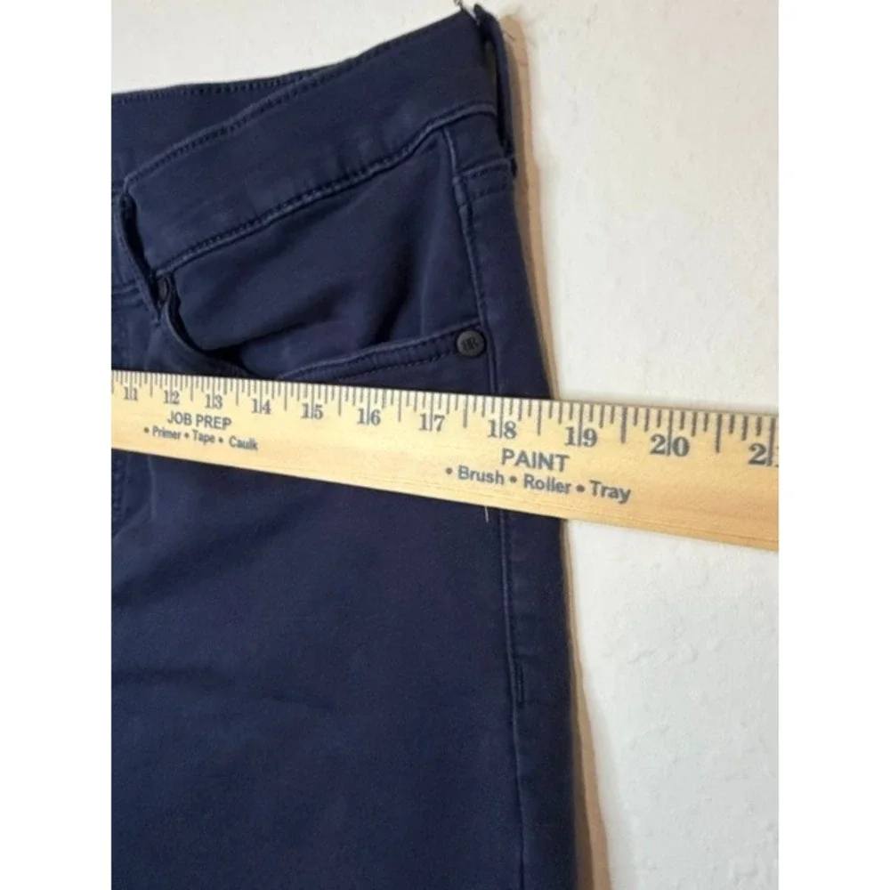 Banana Republic Mens Traveler Pants Navy Blue Slim Fit Chino 5-Pocket 36x30